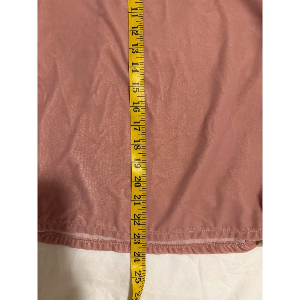 Old Navy Pink Velvet V Neck Dolman Sleeve Tunic Top Women's Size‎ Large Romantic